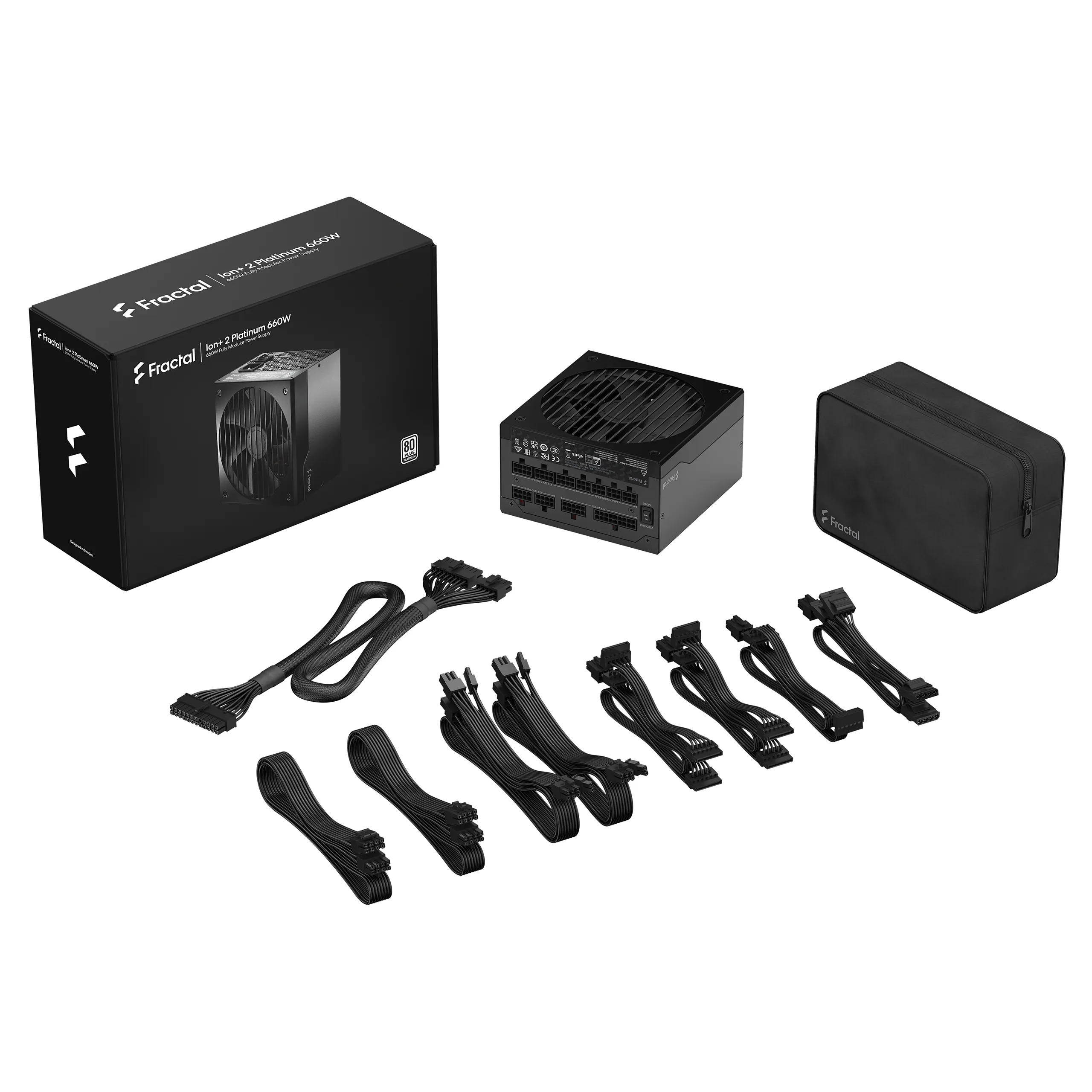Fractal Design Ion+ 2 660W -virtal&auml;hde, 80 Plus Platinum