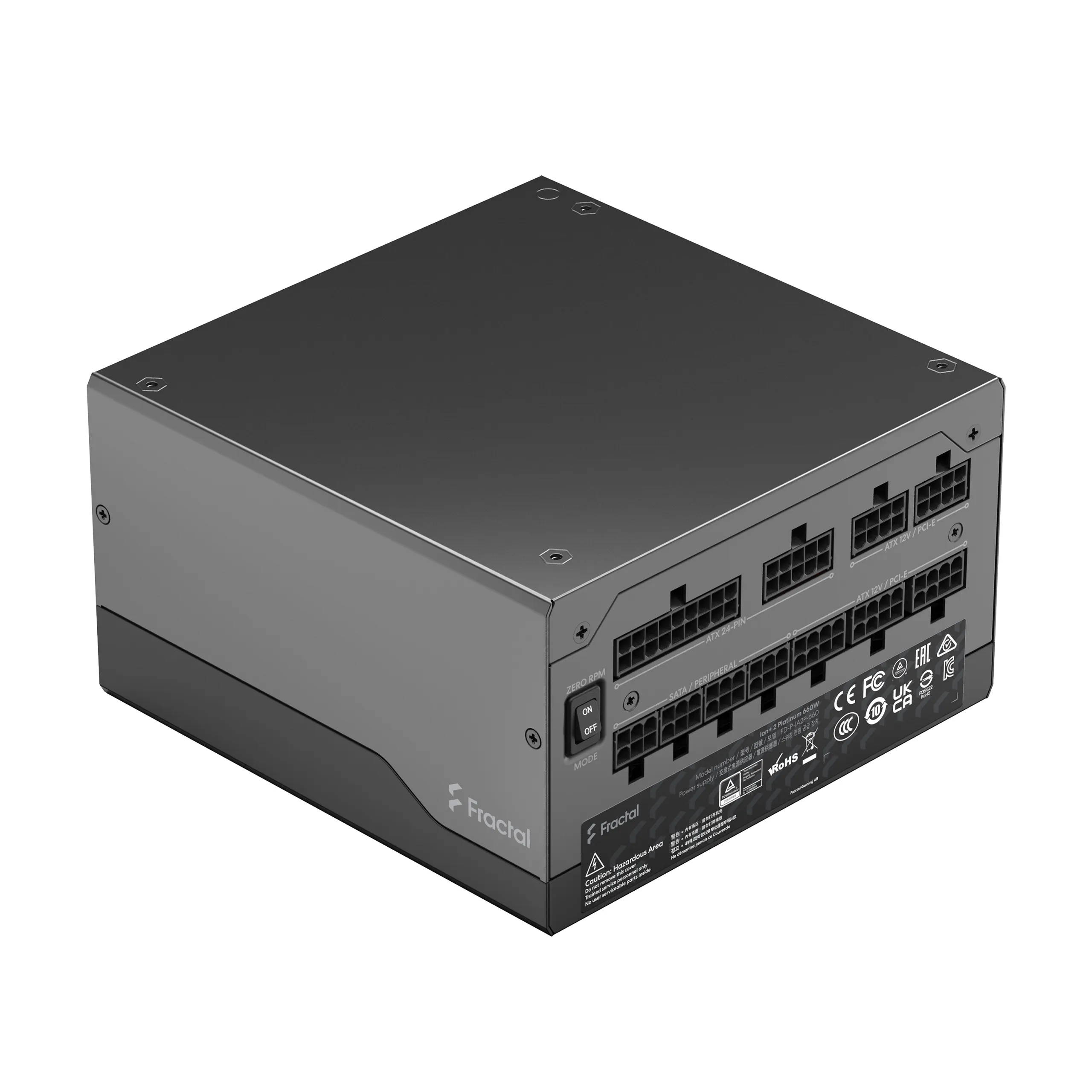 Fractal Design Ion+ 2 660W -virtal&auml;hde, 80 Plus Platinum