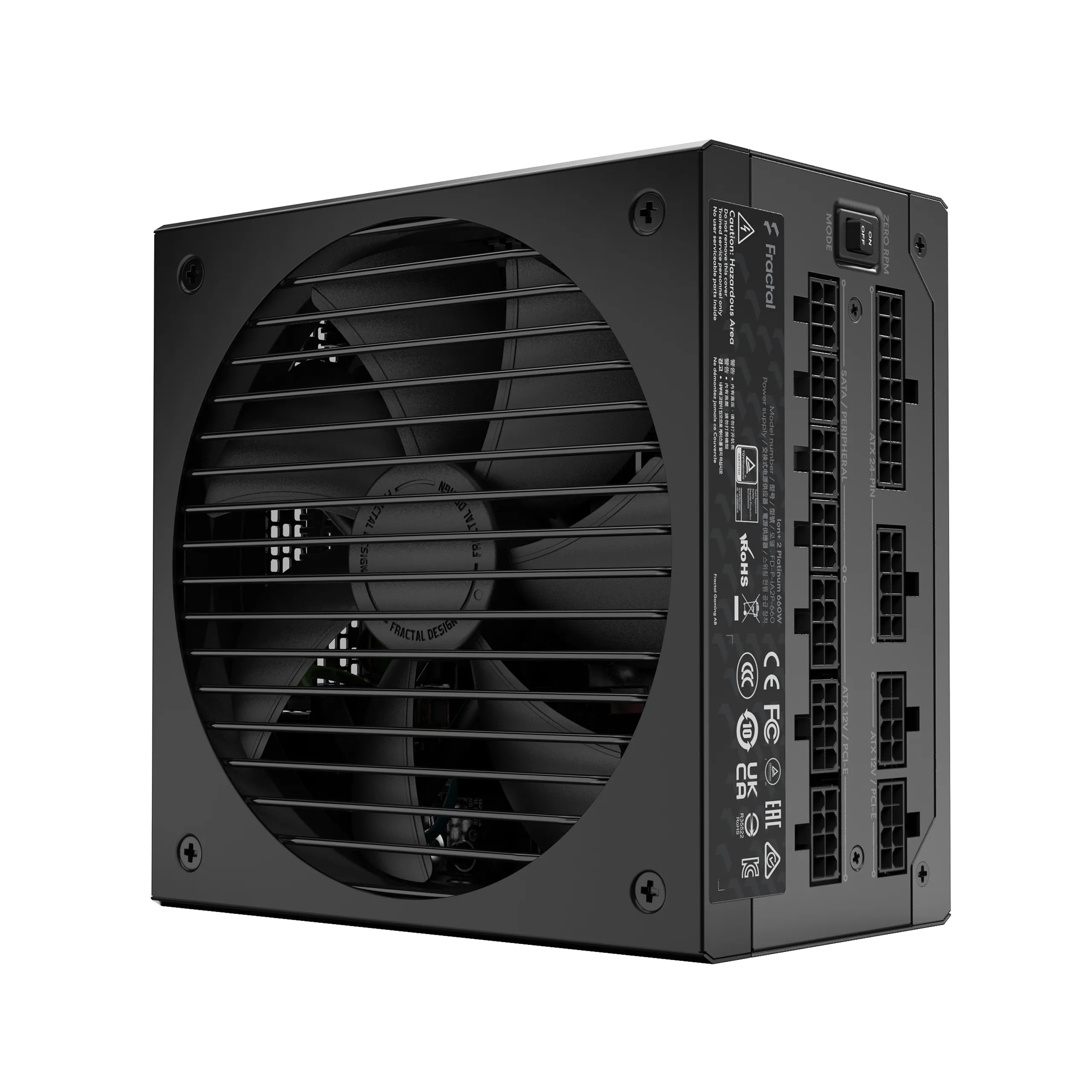 Fractal Design Ion+ 2 660W -virtal&auml;hde, 80 Plus Platinum
