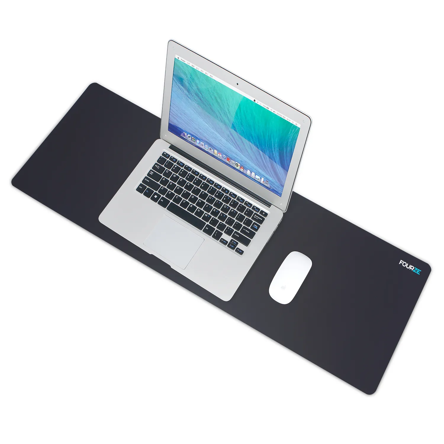 Fourze MP9030 -pelihiirimatto, 900x300 mm, Musta/Syaani