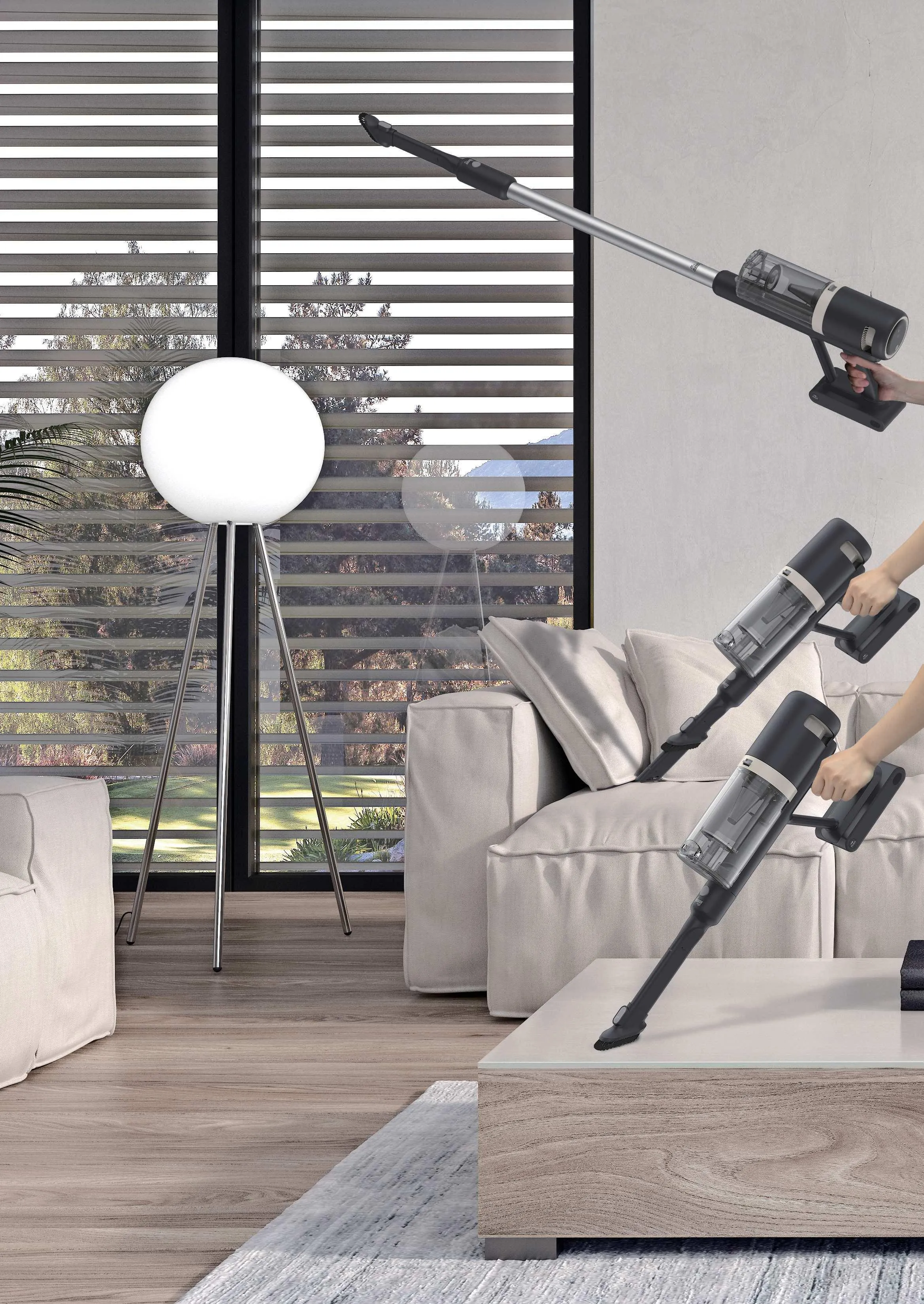 Hoover HFG10H 011 -varsi-imuri, sininen, harmaa