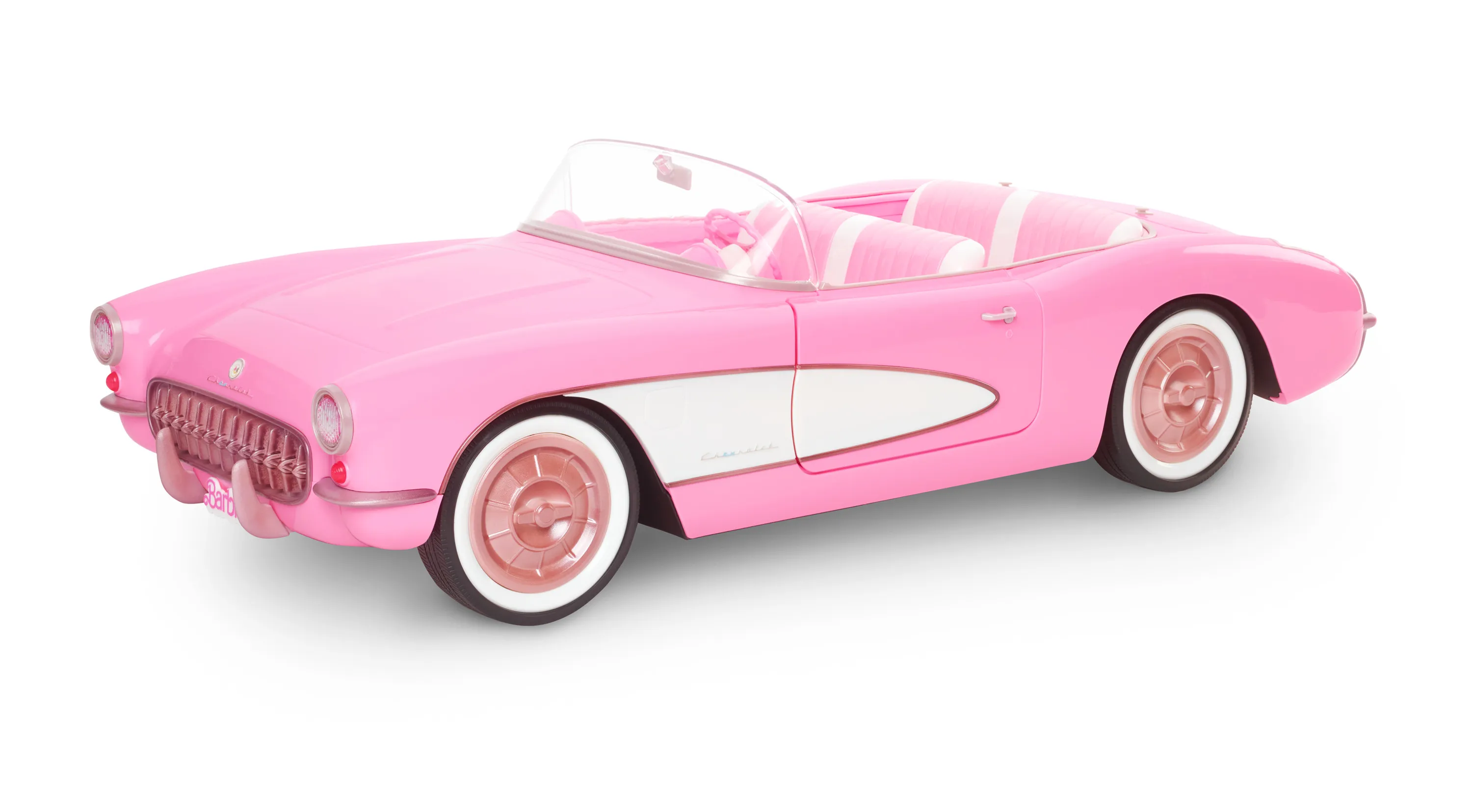 Mattel Barbie Signature The Movie Pink Corvette Vehicle From The Movie Toy Vehicle