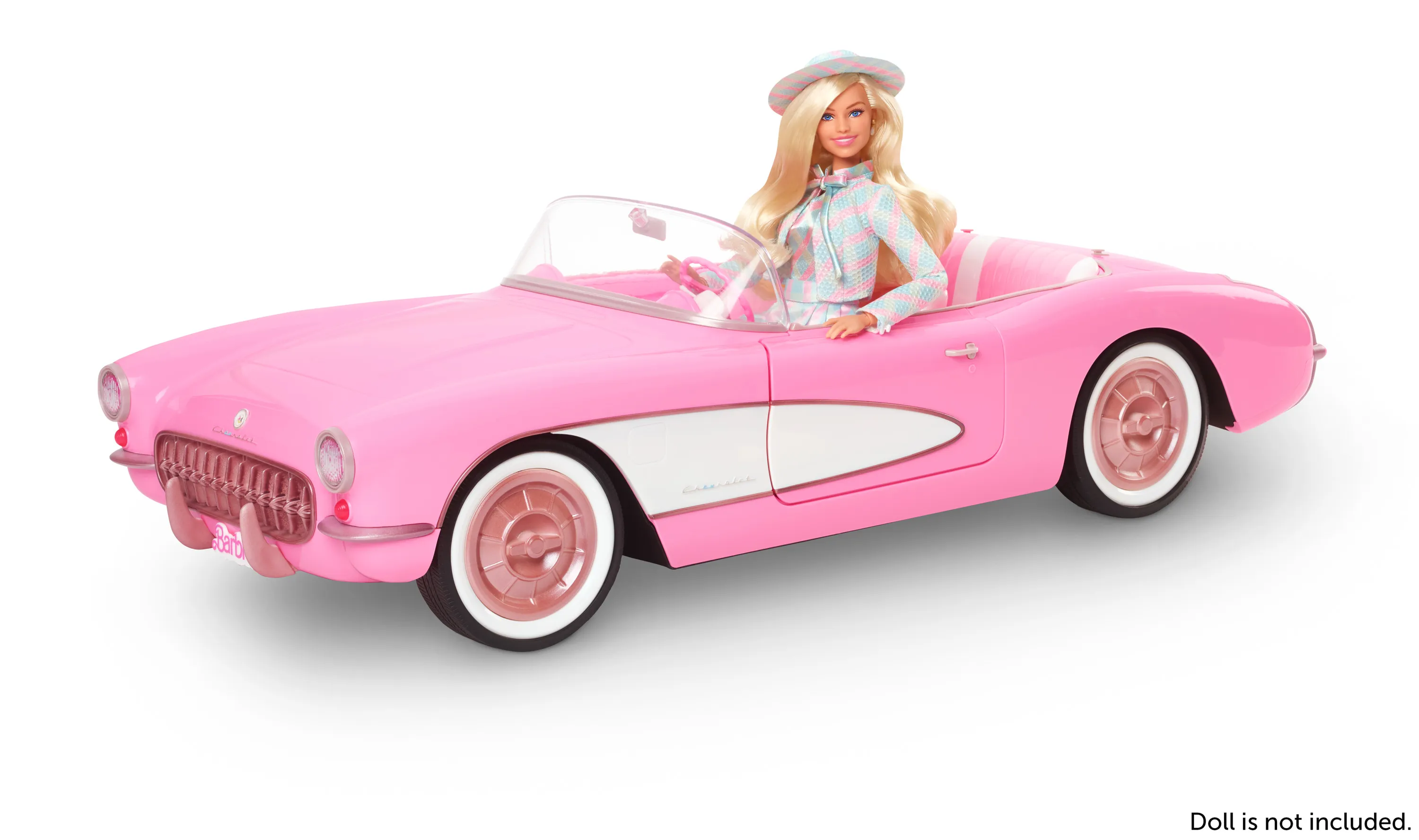 Mattel Barbie Signature The Movie Pink Corvette Vehicle From The Movie Toy Vehicle