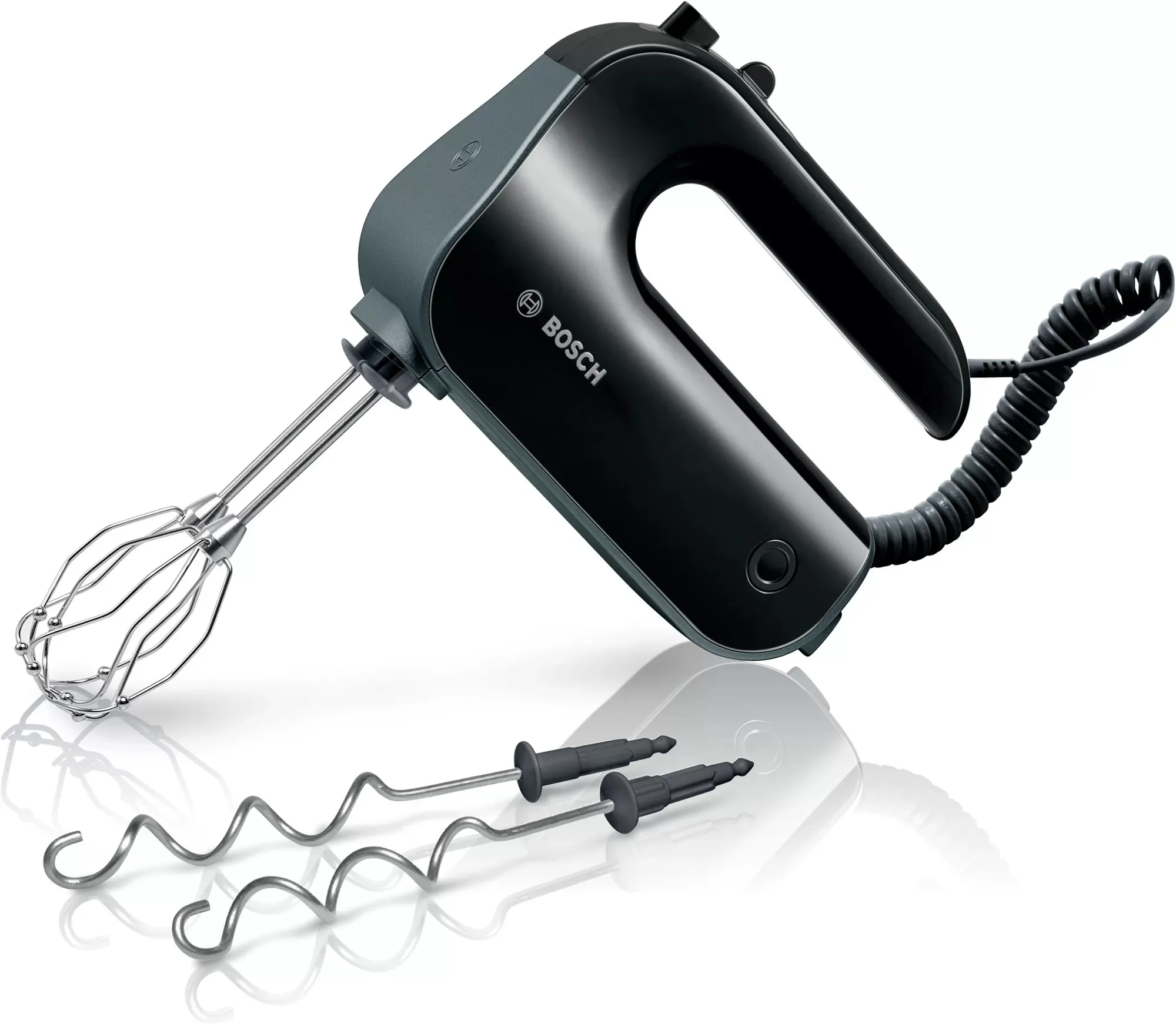 Bosch MFQ4930B 850W Hand Mixer, Black, Silver