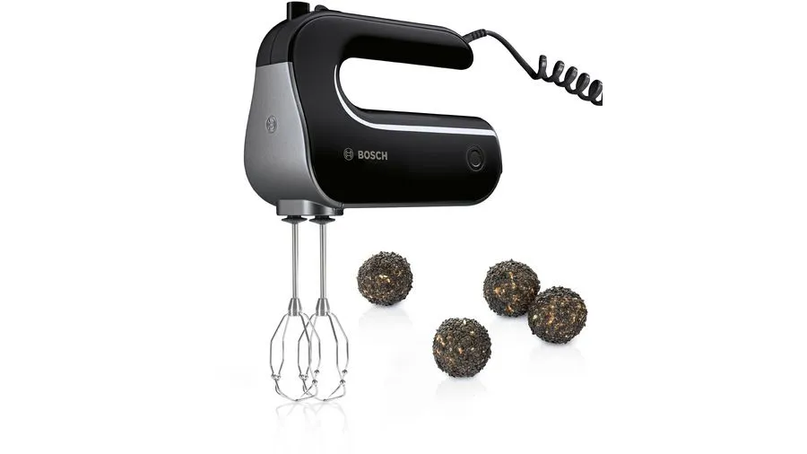 Bosch MFQ4930B 850W Hand Mixer, Black, Silver