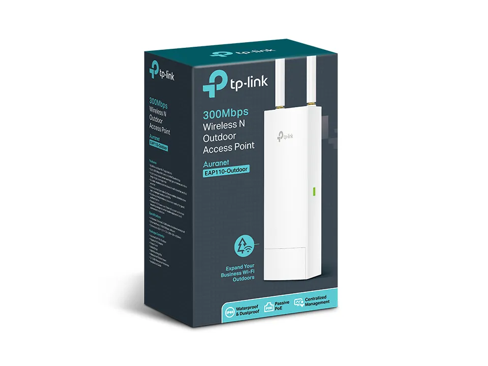 TP-Link Omada EAP110-Outdoor - Access Point, White