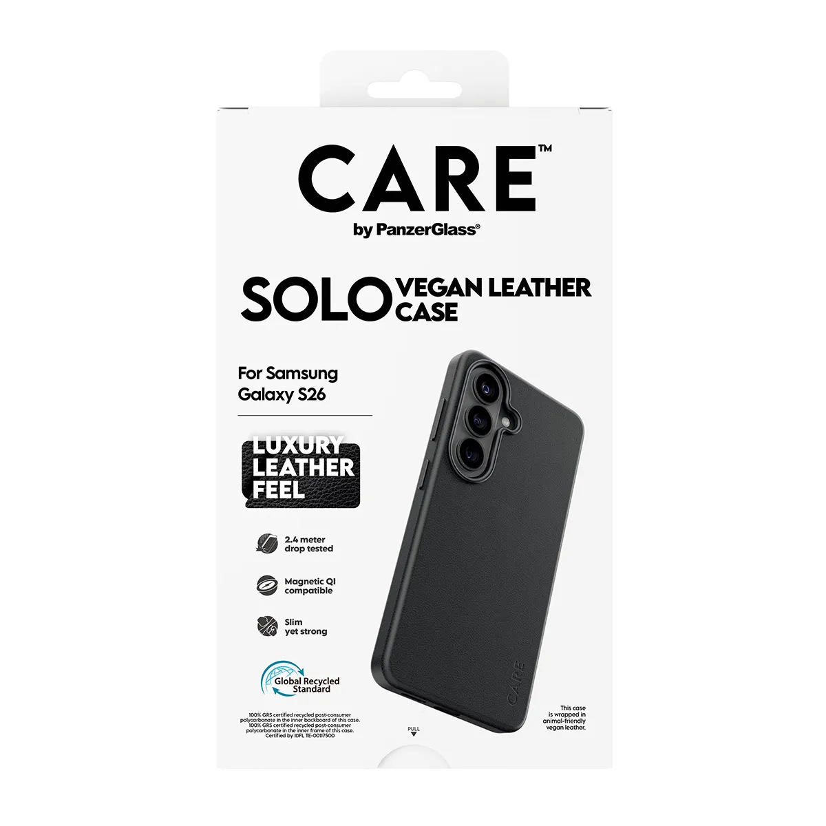 PanzerGlass Care Case Solo - Samsung Galaxy S26, Black