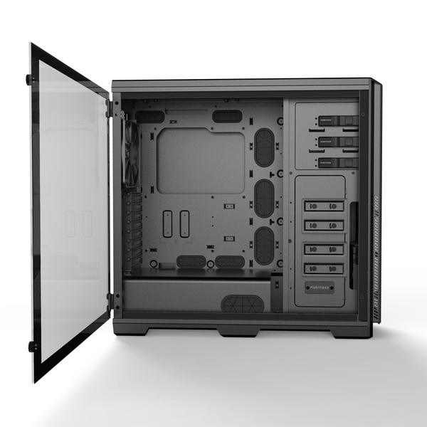 Phanteks Enthoo Pro Full-Tower Case with window and RGB lighting, Black