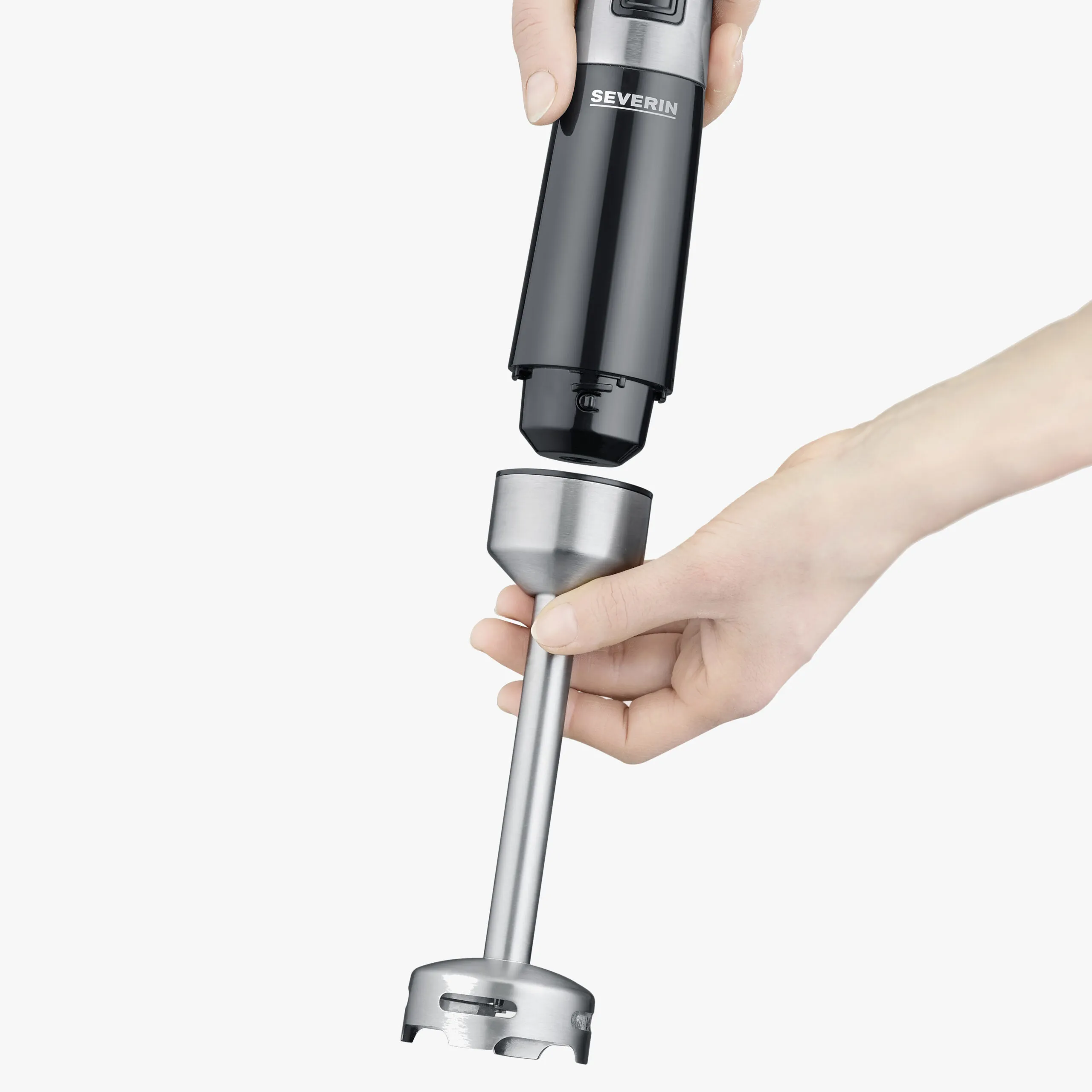 SEVERIN SM 3771 600W Hand Blender Kit, Black, Stainless Steel