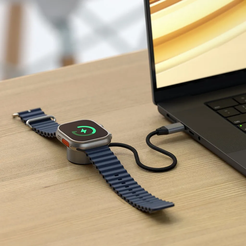 Satechi USB-C Magnetic Fast-Charging Cable for Apple Watch