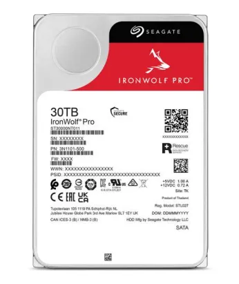 Seagate Ironwolf Pro 3.5", 30 TB, 7200 RPM - hard drive (NAS)