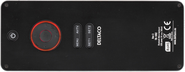 DELTACO langaton mikron&auml;pp&auml;imist&ouml; touchpad, kaukos&auml;&auml;din, Bluetooth