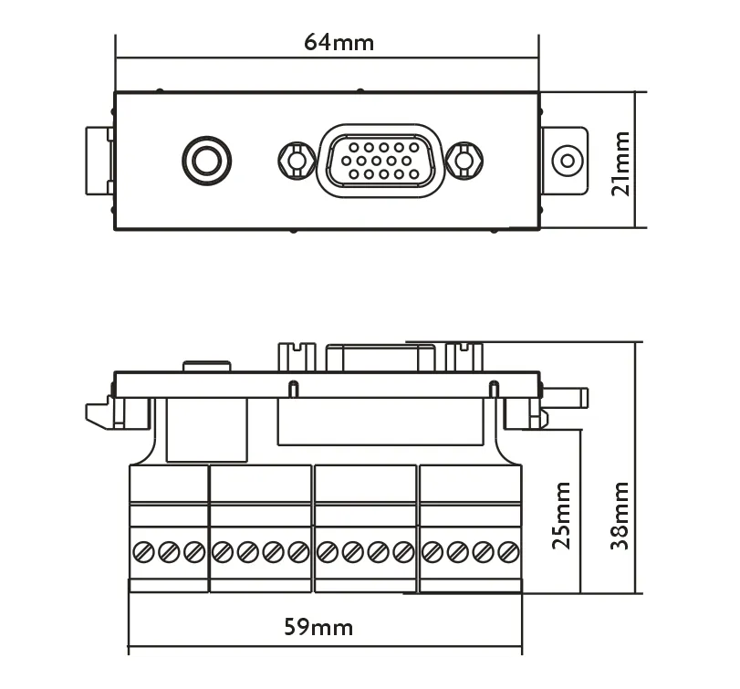Techconnect3 VGA+3.5mm module