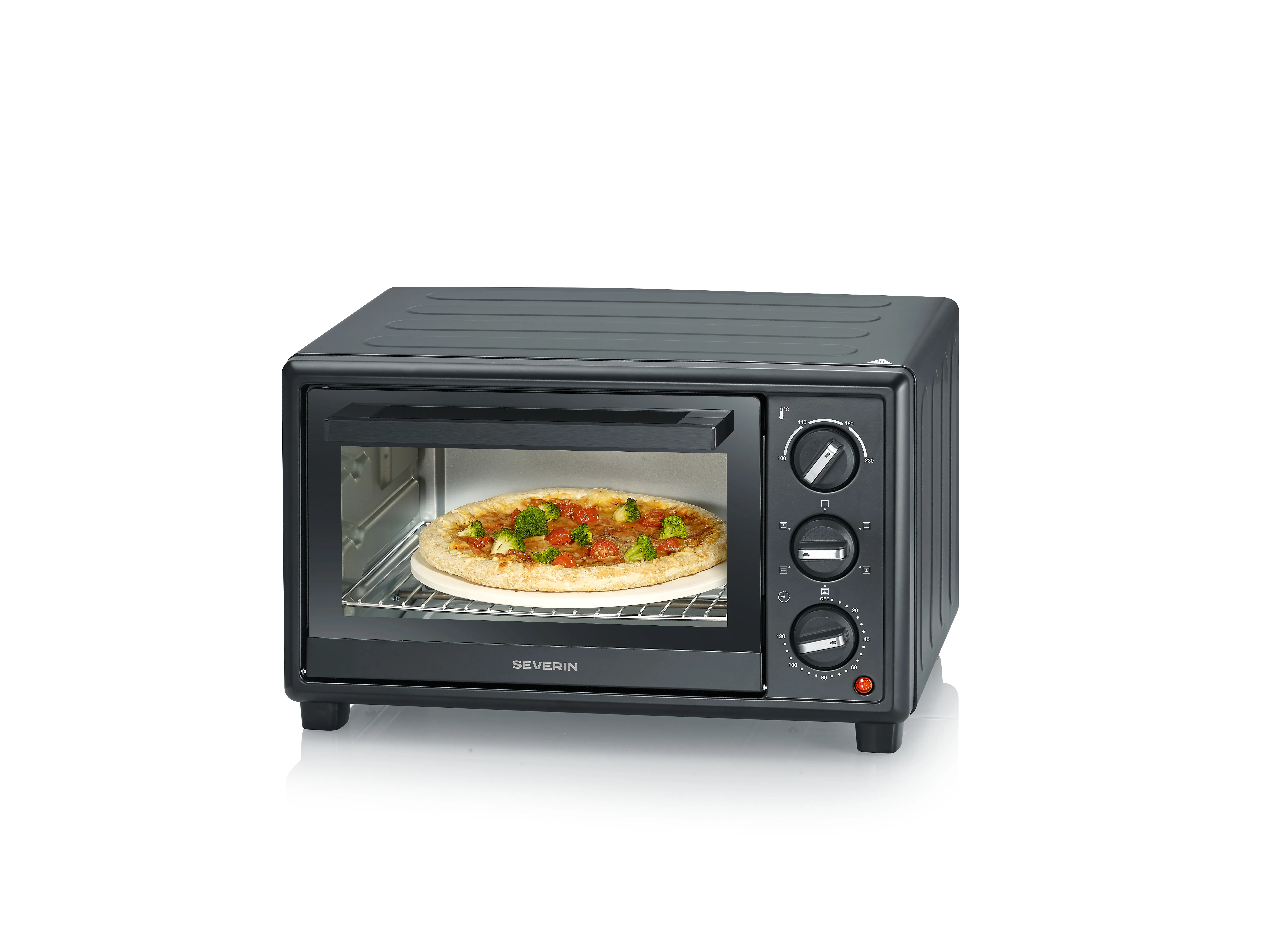 SEVERIN TO2079 Mini Oven, 20 L, Black