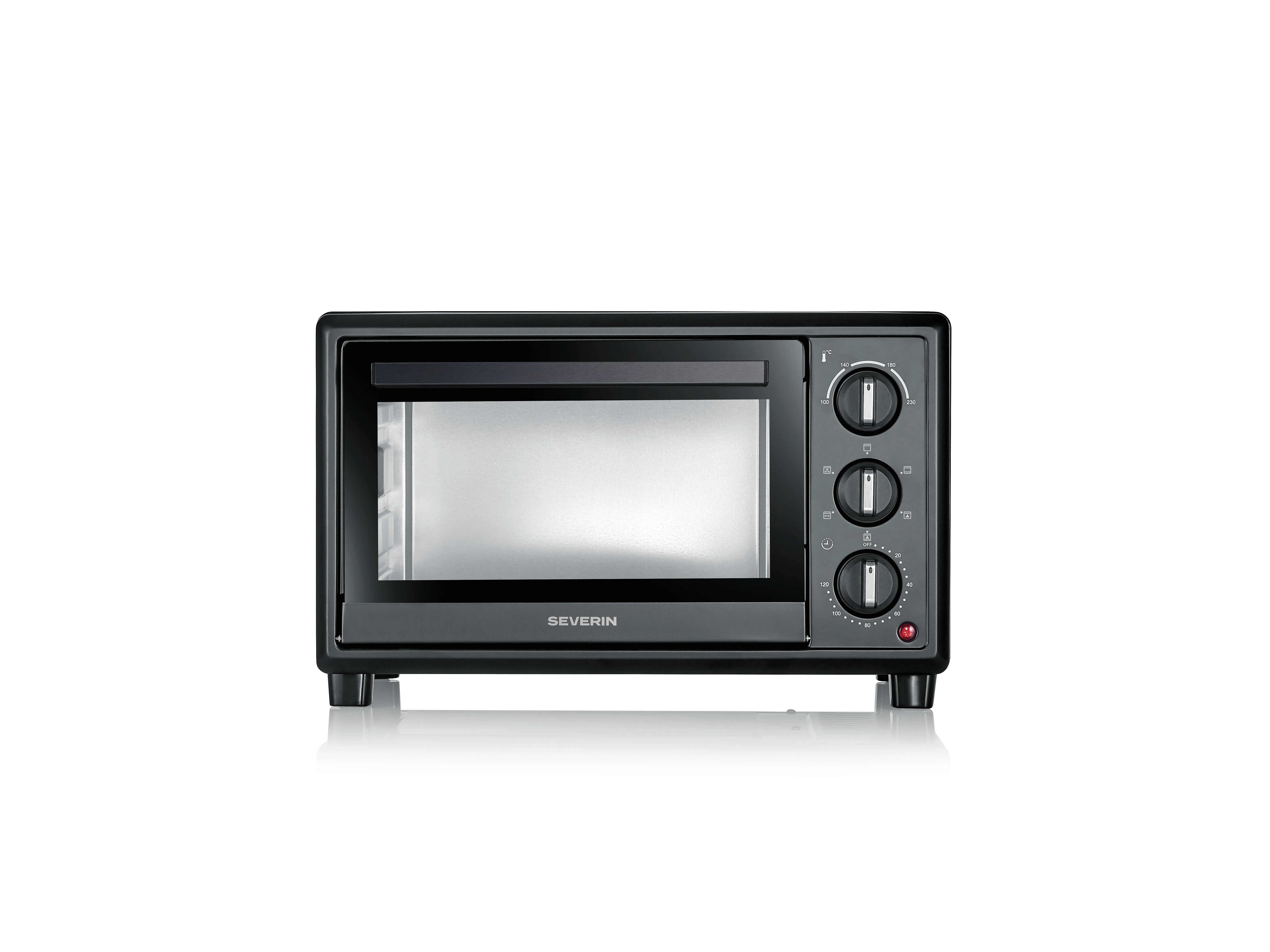 SEVERIN TO2079 Mini Oven, 20 L, Black