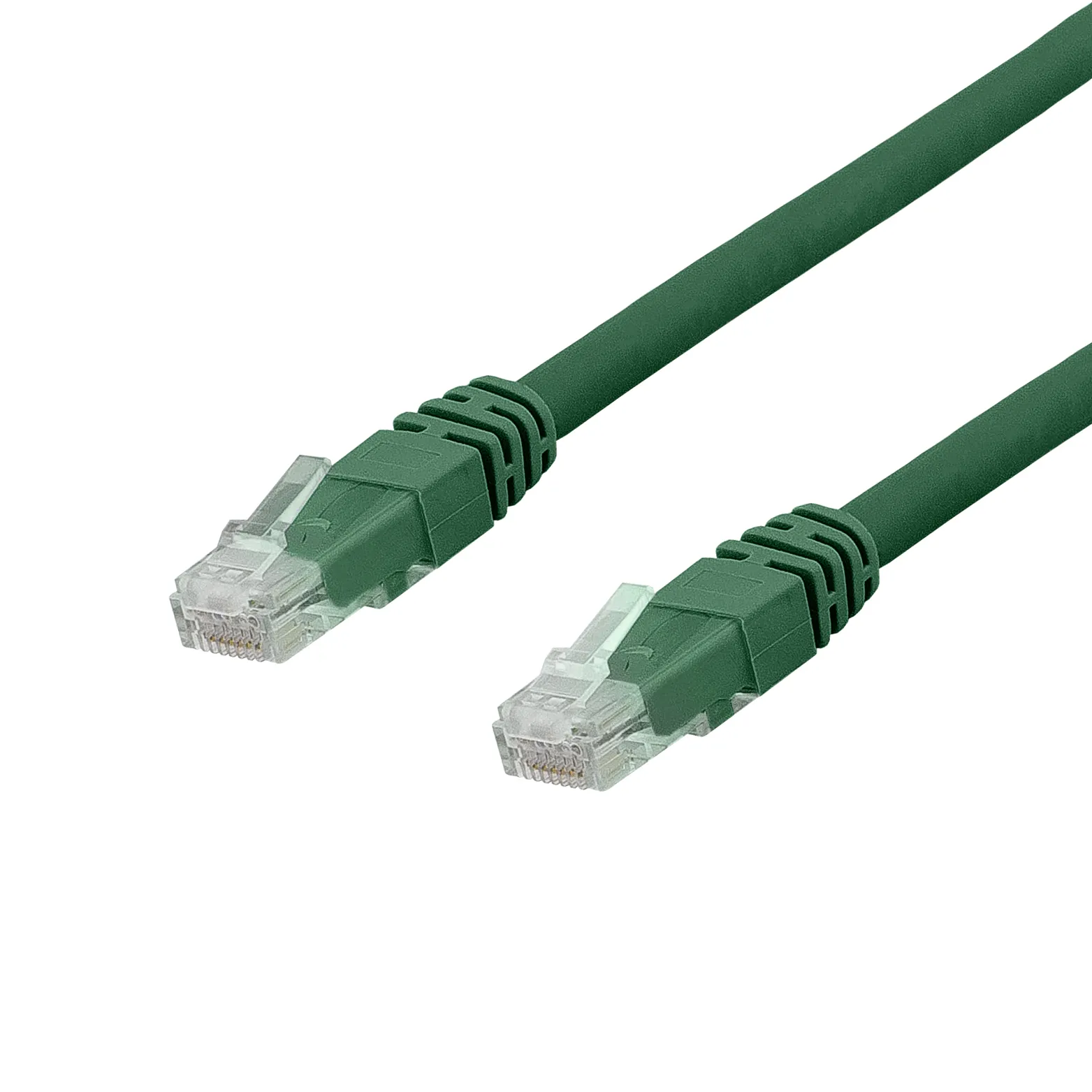 Deltaco Cat6a U/UTP - network cable, 10 m, Green