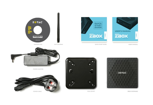 Zotac ZBOX NANO | Intel Celeron 1.10 GHz | No Mem | No HD | No OS