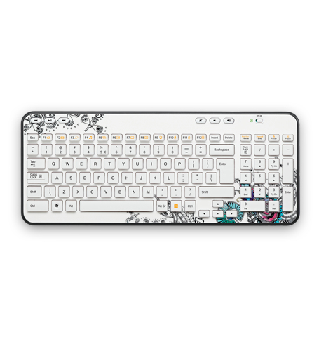 Logitech Wireless Keyboard K360 Floral Foray