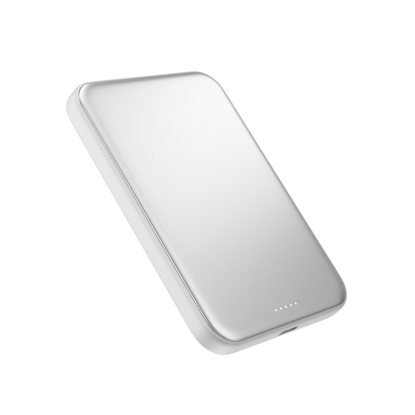 Epico UltraPack Qi2 25W Slim 5000mAh Alu Mag+ Wireless Power Bank EM55 | Silver | MagSafe Compatible