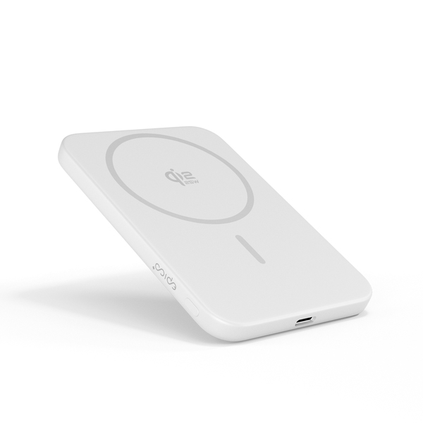 Epico UltraPack Qi2 25W Slim 5000mAh Alu Mag+ Wireless Power Bank EM55 | Silver | MagSafe Compatible