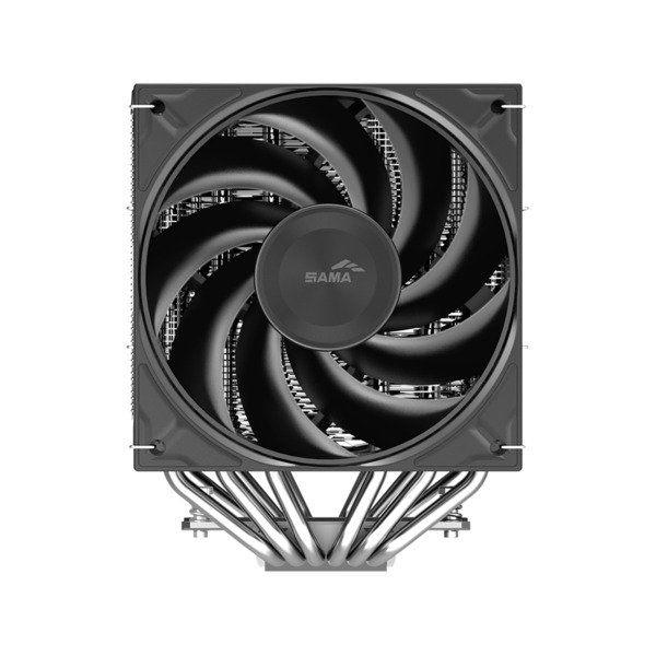 SAMA A60E CPU Air Cooler - 2x 120 mm - Silver