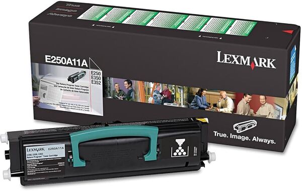 LEXMARK E250A11E toner cartridge, Black