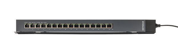 NETGEAR ProSafe Click GSS116E - Kytkin - Hallinnoitu - 16 x 10/100/1000 - ty&ouml;p&ouml;yt&auml;