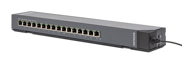 NETGEAR ProSafe Click GSS116E - Kytkin - Hallinnoitu - 16 x 10/100/1000 - ty&ouml;p&ouml;yt&auml;