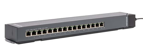 NETGEAR ProSafe Click GSS116E - Kytkin - Hallinnoitu - 16 x 10/100/1000 - ty&ouml;p&ouml;yt&auml;