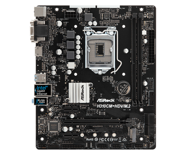 ASROCK H310CM-HDV/M.2 LGA1151 DDR4 Micro ATX