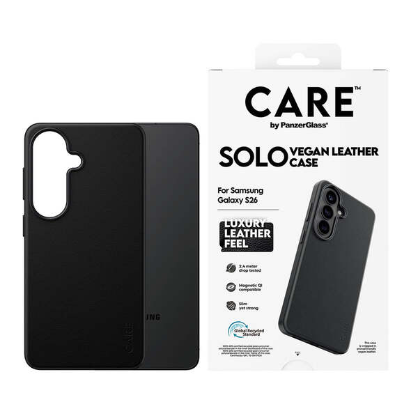 PanzerGlass Care Case Solo - Samsung Galaxy S26, Black
