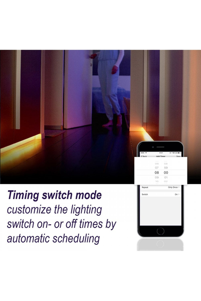 WOOX Smart LED Strip 5m RGB + Warm White, IP65 Certified
