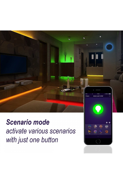 WOOX Smart LED Strip 5m RGB + Warm White, IP65 Certified