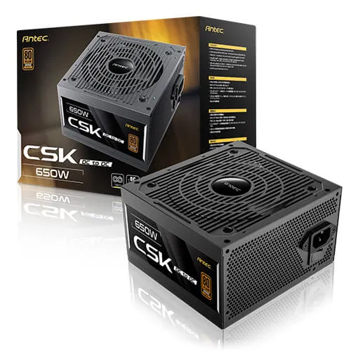 Antec CSK650DC EC 650W - PSU, 80 Plus Bronze