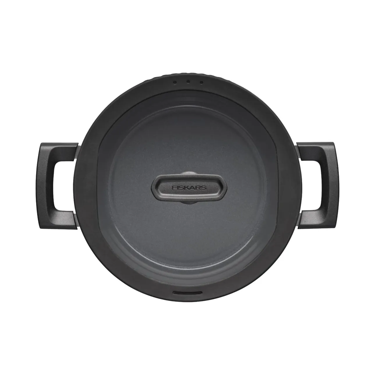 Fiskars Hard Face - pot with lid, 3.5l, ceramic