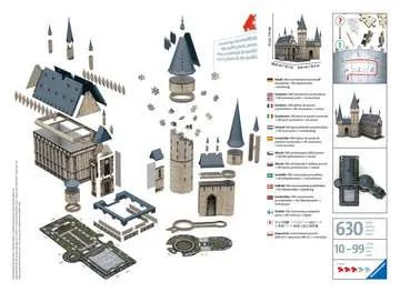 Ravensburger Harry Potter: Hogwarts Cas - 3D puzzle, 540pcs.