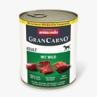 ANIMONDA GranCarno Adult Game, Wet food for dogs, Grain Free, 800g