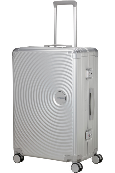 AMERICAN TOURISTER Soundbox Aluminium 77 Large Luggage, Silver