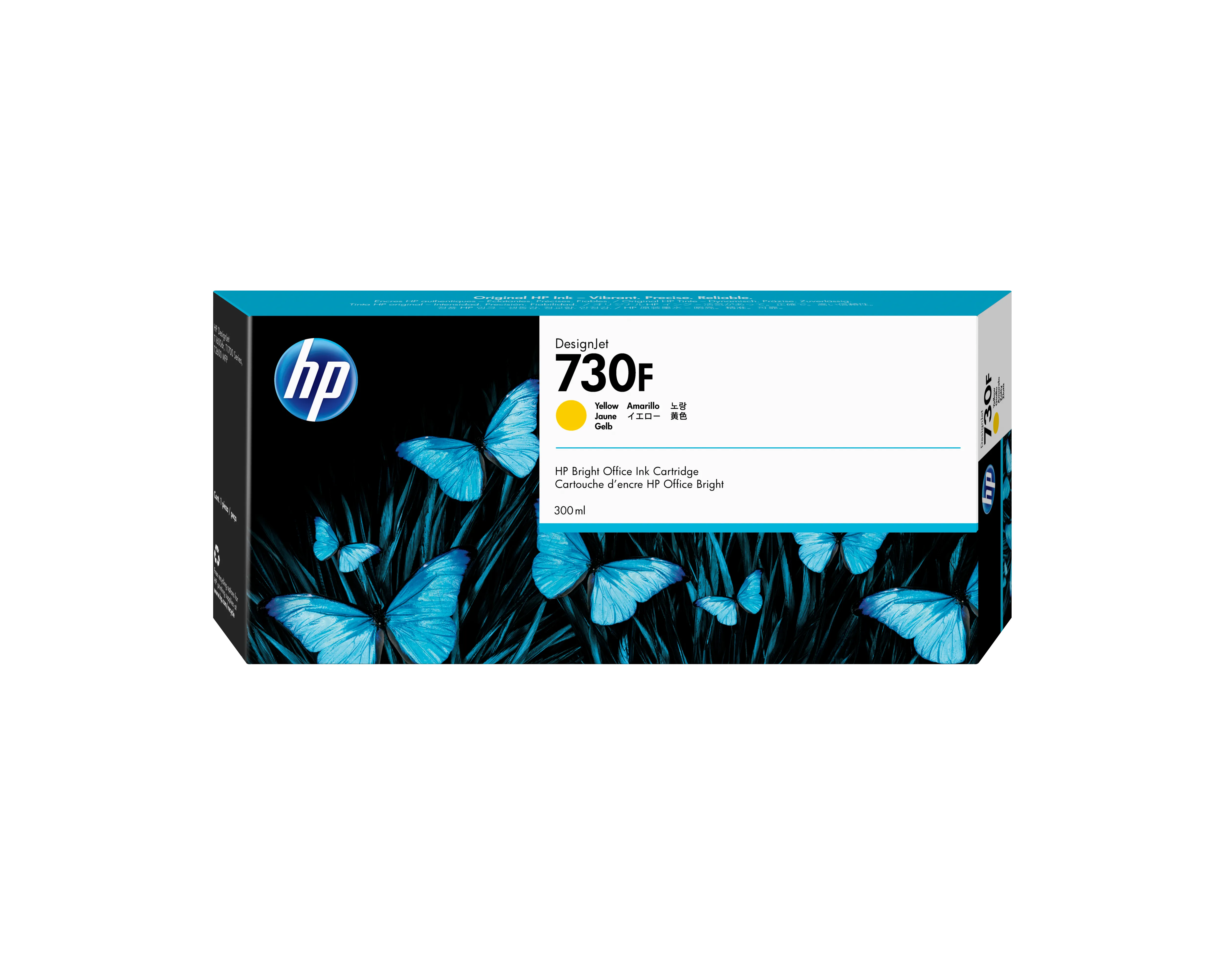 HP DesignJet 730F -mustekasetti, 300 ml, keltainen