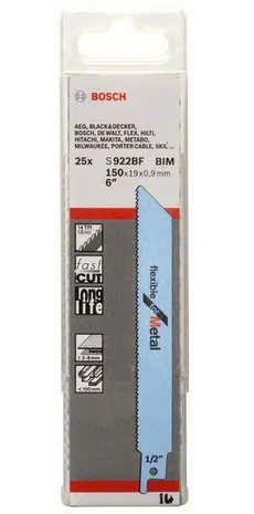 Bosch flexible for Metal S 922 BF Savklinge Sabelsav