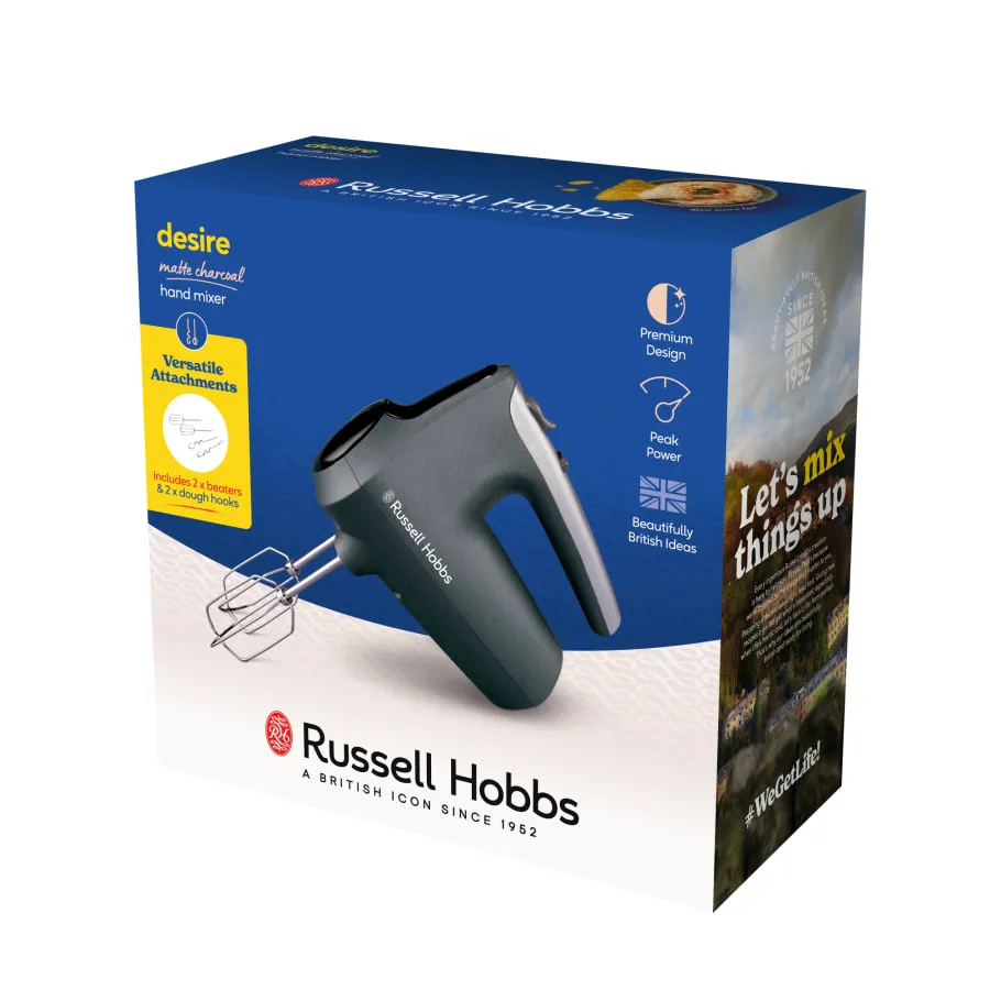 Russell Hobbs Desire - hand mixer, Matte Charcoal