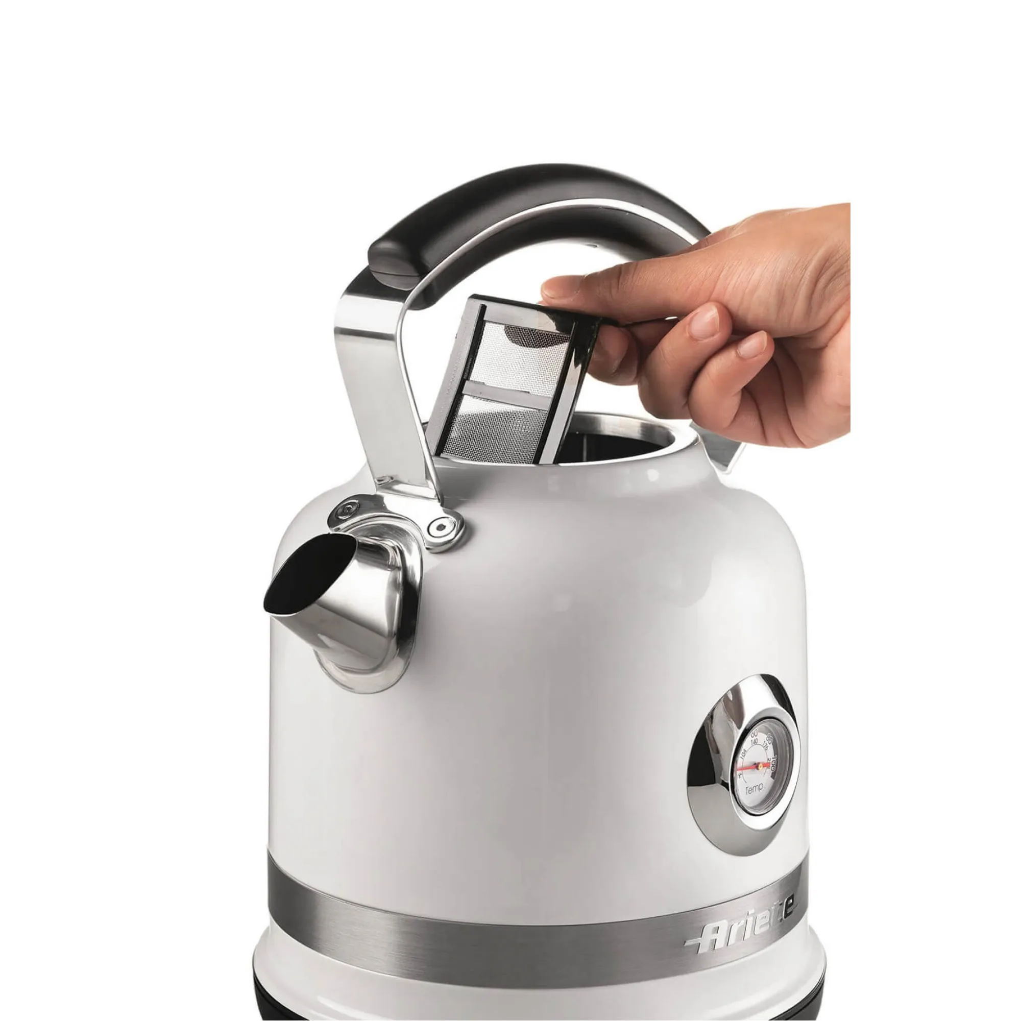 Ariete Moderna - vattenkokare, Vit, 1.7L
