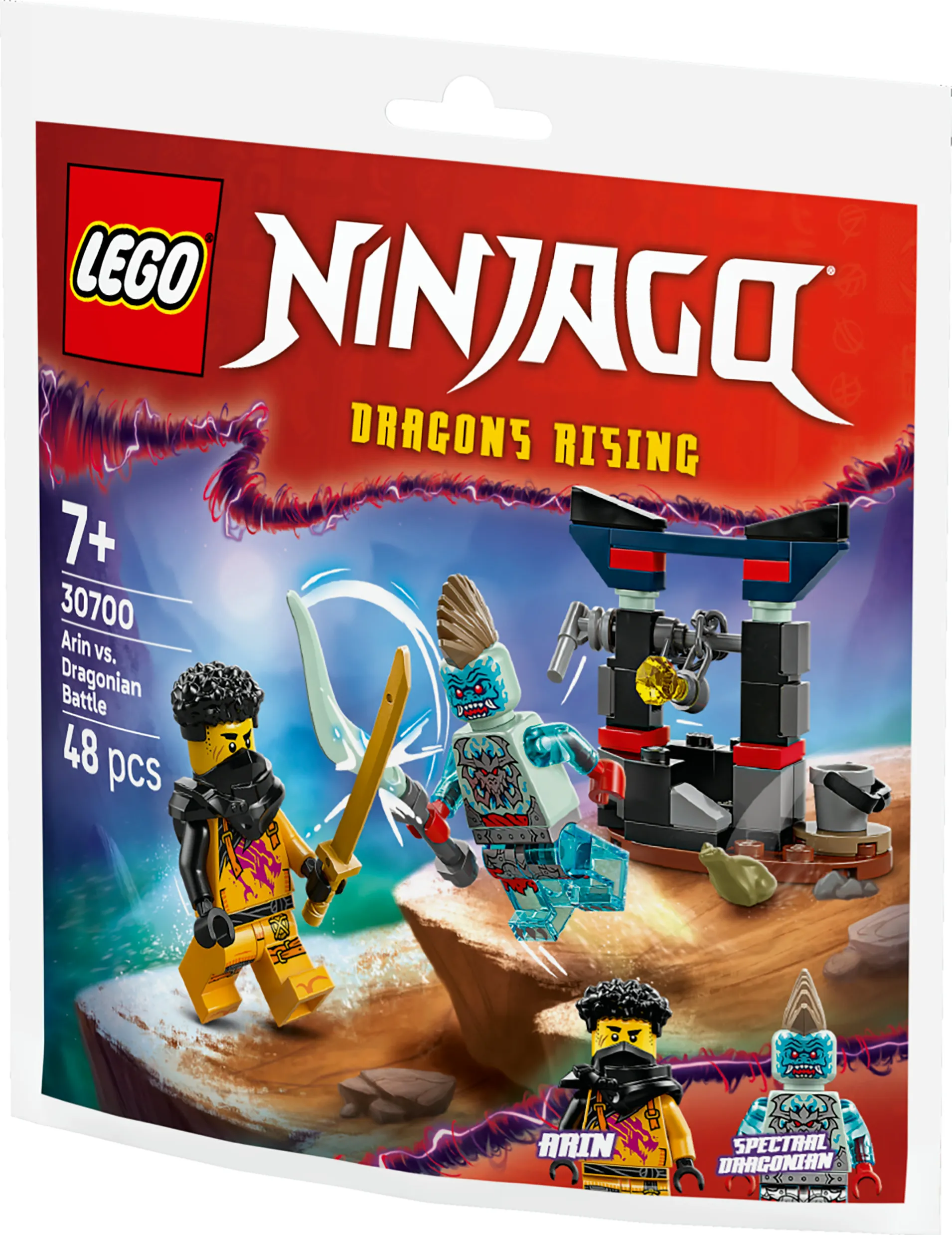 LEGO NINJAGO Arinin ja dragonialaisen taistelu 30700