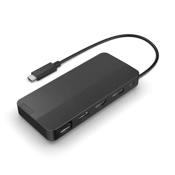 Lenovo USB-C Dual Display Travel Dock -telakka
