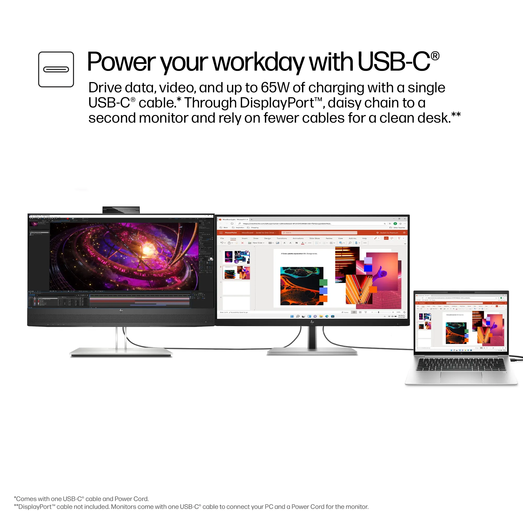 HP 24&quot; E-Series E24m G4, Full HD, IPS - monitor
