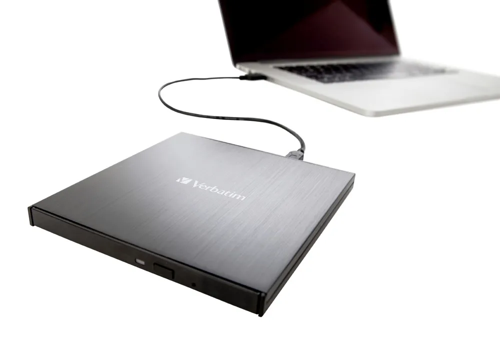 External Ultra HD 4K Slimline Blu-ray Writer USB 3.1, USB-C
