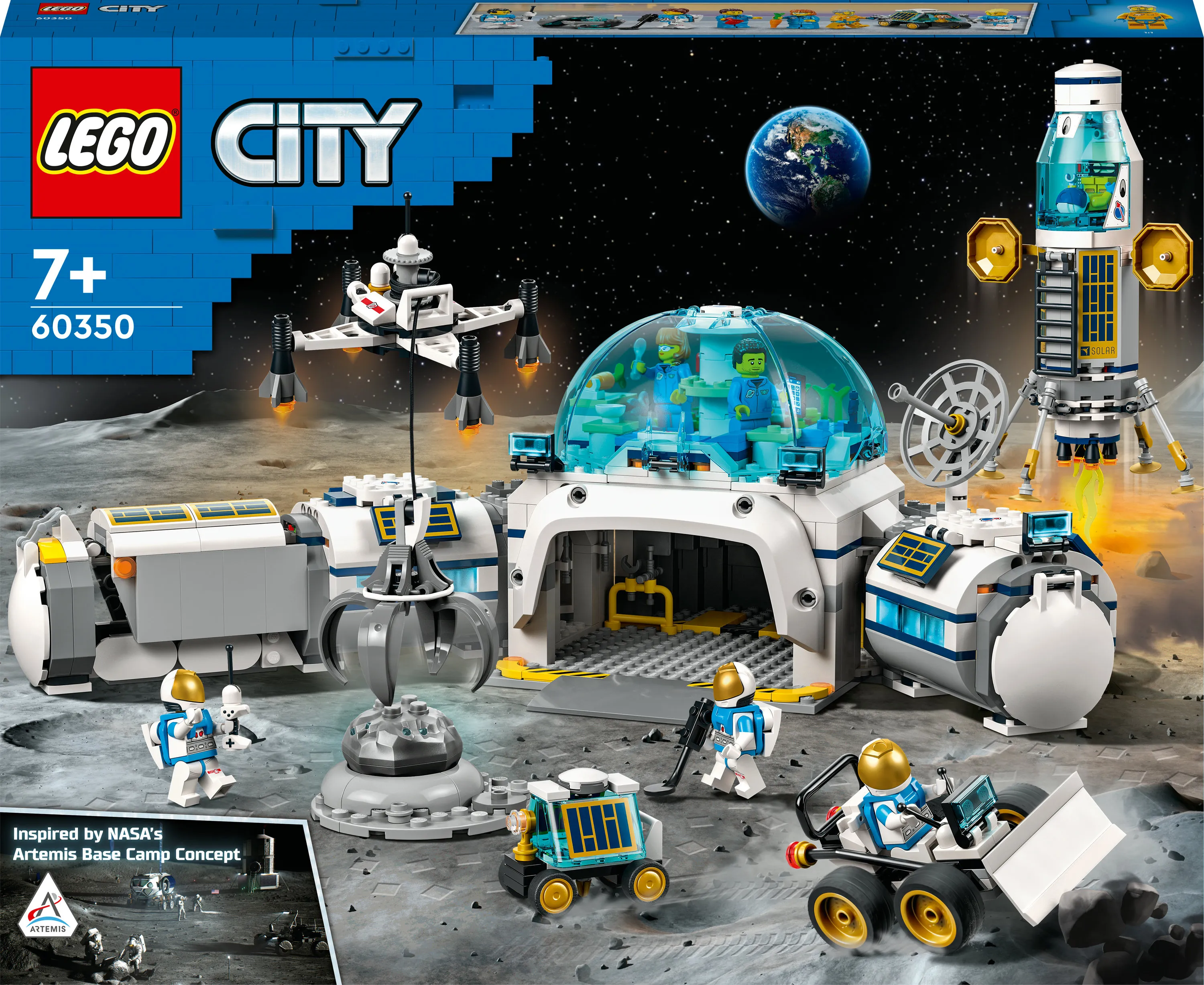 Lego City - m&aring;nforskningsbas 60350