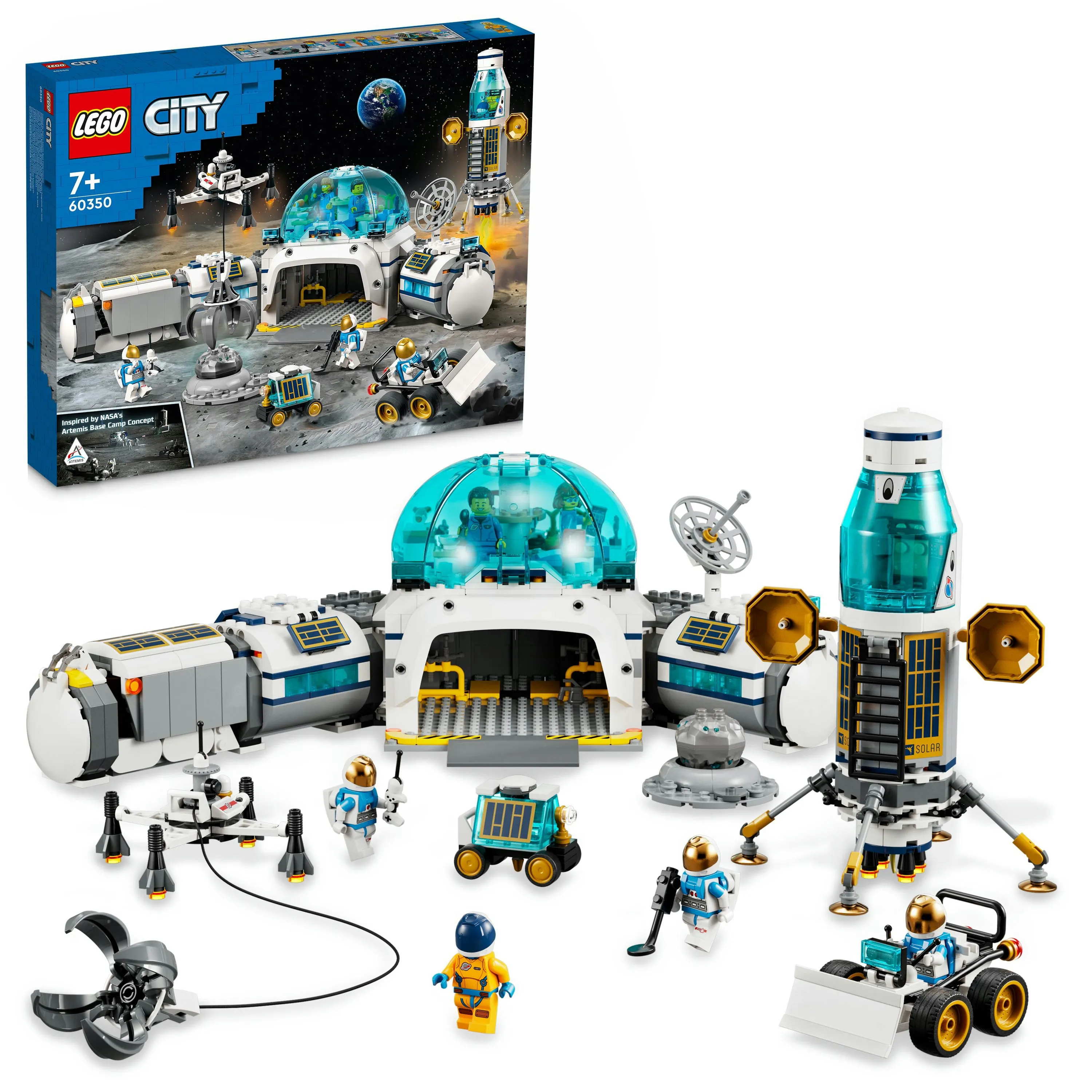 Lego City - m&aring;nforskningsbas 60350