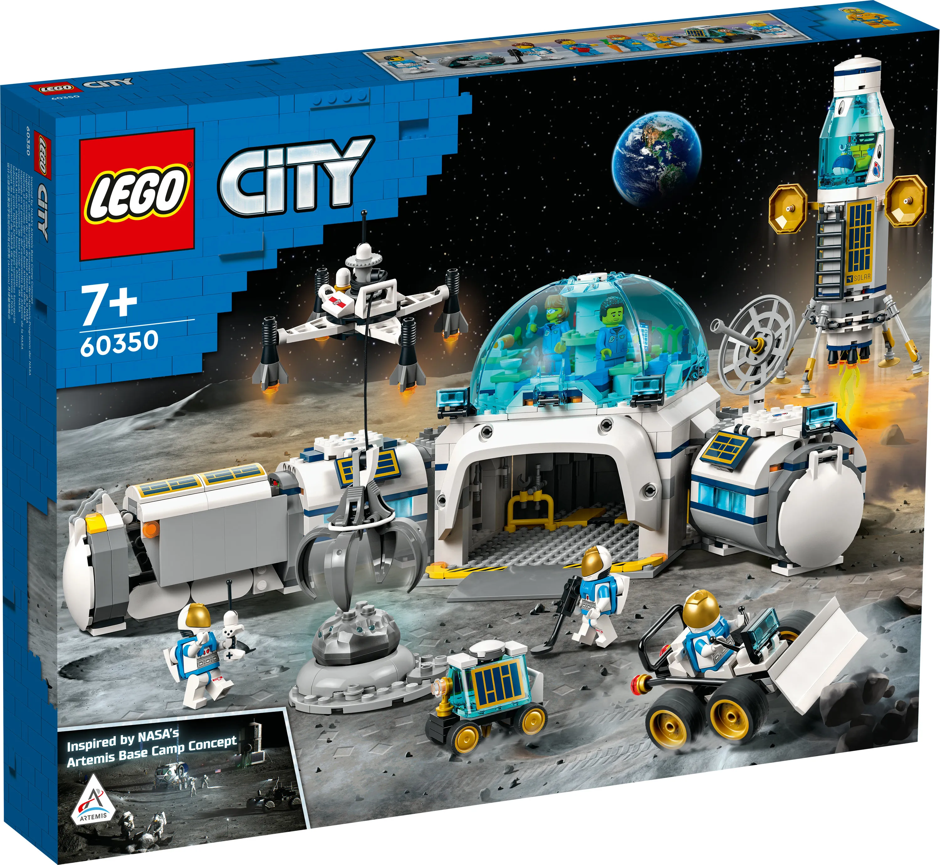 Lego City - m&aring;nforskningsbas 60350