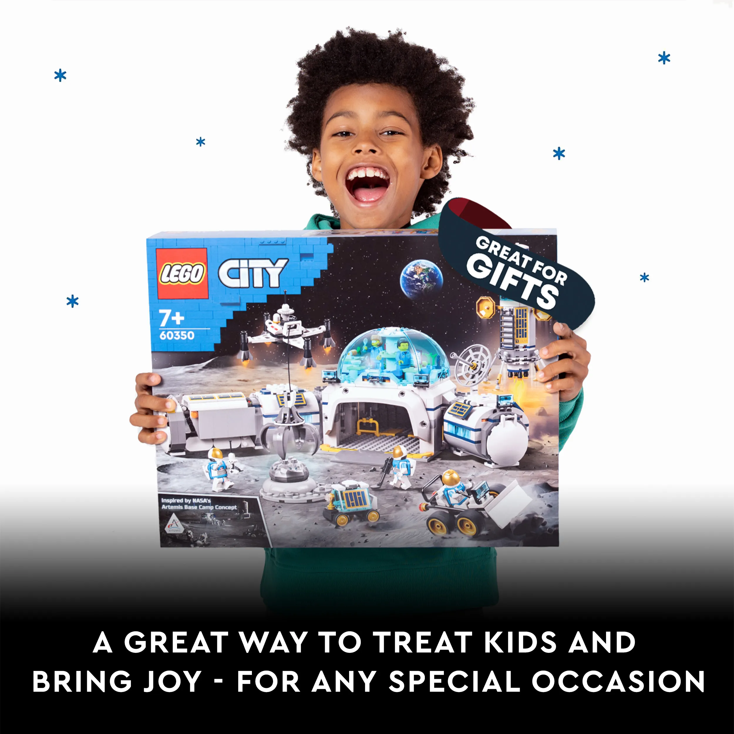 Lego City - m&aring;nforskningsbas 60350